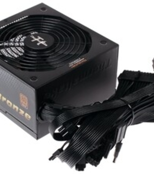 Блок питания Thermaltake ATX TR2 S, 750Вт, 80 PLUS WHITE, 120мм, черный