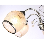 Светильник Ambrella light TR3188/5 CH/CL/FR хром/прозрачный/белый матовый E27/5 max 40W D600*285, фото3