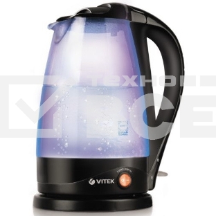 Чайник Vitek VT-1180, 1.7л, 2200Вт черный