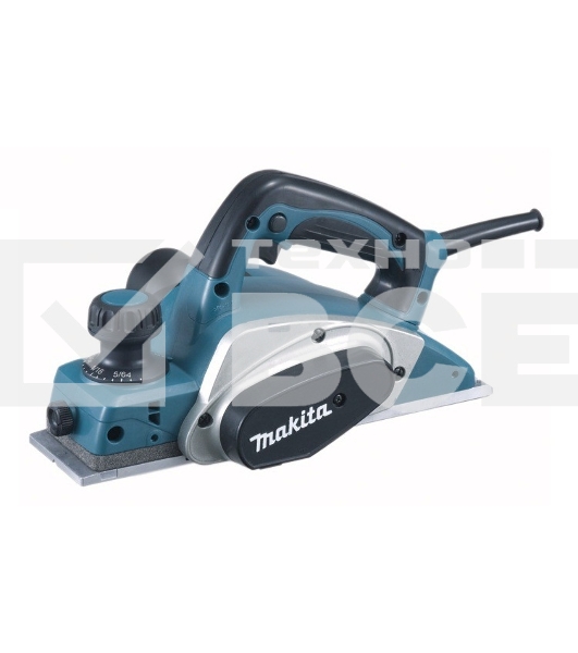 Рубанок Makita KP0800 Рубанок,{620Вт,17000об\м,ширина-82мм,глуб-2.5мм,2.6кг,кор}