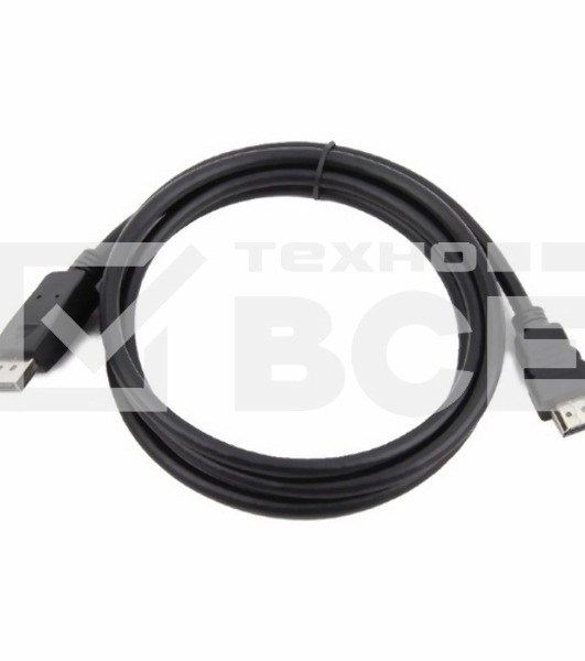 Кабель DisplayPort-HDMI Gembird/Cablexpert 3м, 20M/19M, черный, экран, пакет(CC-DP-HDMI-3M)