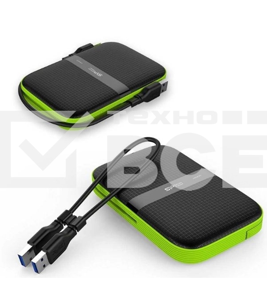 Жесткий диск Silicon Power USB 3.0 1Tb A60 SP010TBPHDA60S3K Armor 2.5