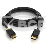 Кабель GCR PROF 2.0m DisplayPort v1.4, 8 K 60Hz, 4 K 165Hz, 20M/20M, черный, ферритовые кольца, 28/28 AWG, GCR-51916 GCR Кабель PROF 2.0m DisplayPort v1.4, 8 K 60Hz, 4 K 165Hz, 20M/20M, черный, ферритовые кольца, 28/28 AWG, GCR-51916, фото4