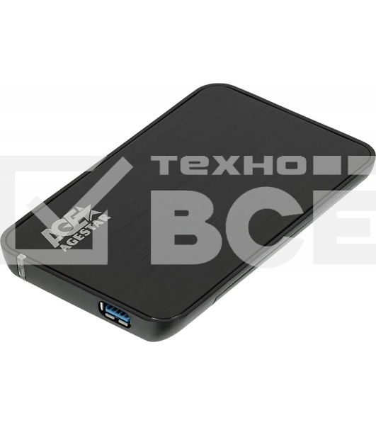 Внешний корпус для HDD AgeStar 3UB2A8-6G SATA алюминий черный 2.5'