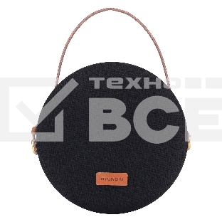 Колонка портатитвная Hyundai H-PAC500 черный 8W 1.0 BT/3.5Jack 10м 2200mAh