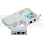 Тестер для витой пары ITK 4в1 RJ45/RJ11/BNC/USB с элем. пит., фото2