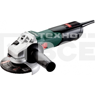 УШМ (болгарка) METABO W 9-125 (600376010)900Вт 10500об/мин 125мм в коробке