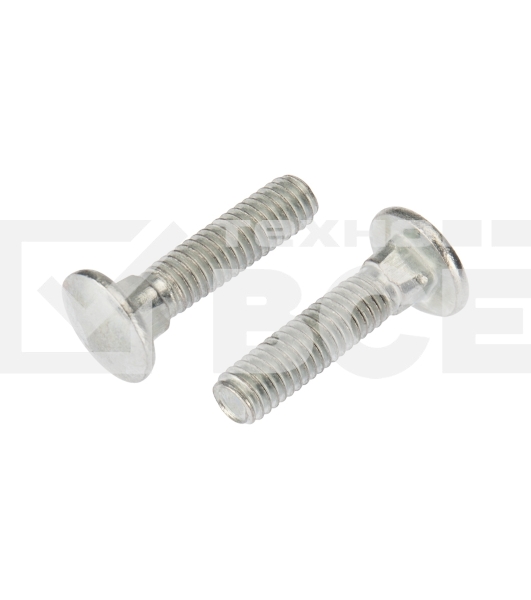Болт мебельный KRANZ DIN 603, 6х25, короб (50 шт./уп.)