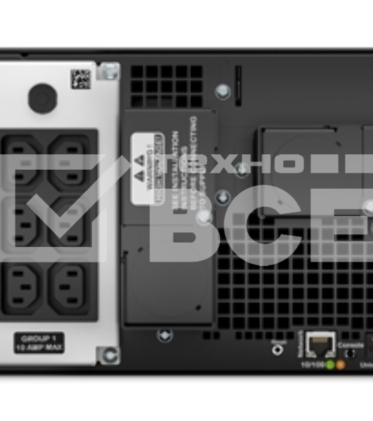 Источник бесперебойного питания APC Smart-UPS SRT SRT6KRMXLI 6000Вт 6000ВА черный