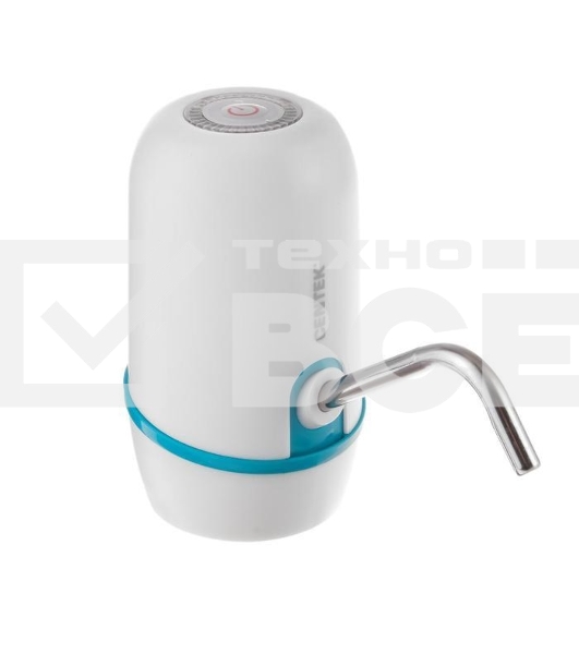 Помпа электрическая Centek CT-3002 белый 2.2л/мин 8Вт, 2 насоса, Li 1200 мА·ч, USB зарядка, LED