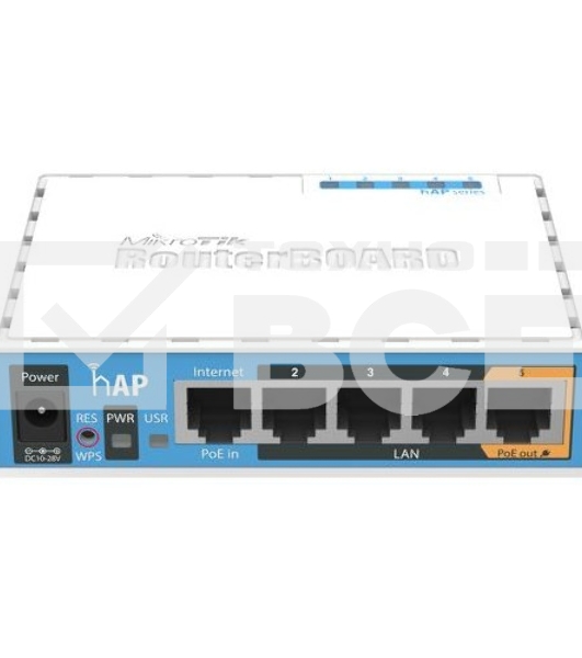 Точка доступа Mikrotik hAP RB951Ui-2nD RouterBOARD hAP