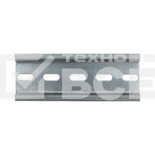 Рейка DIN Rexant 100 см перфорированная оцинкованная