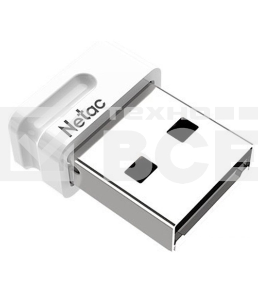 Флеш диск Netac U116 16Gb <NT03U116N-016G-30WH>, USB3.0, миниатюрная пластиковая белая