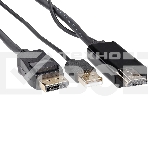 Кабель-переходник HDMI(M) +USB---> DP(M)  4K*60Hz 1.8M, VCOM, фото6