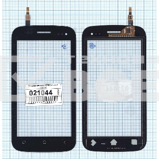 Сенсорное стекло (тачскрин) для Micromax A110 Canvas 2 черное