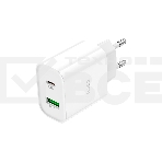Зарядное устройство HOCO C80A Plus Rapido PD20W+QC3.0, 1xType-C, 1xUSB, белый, фото4