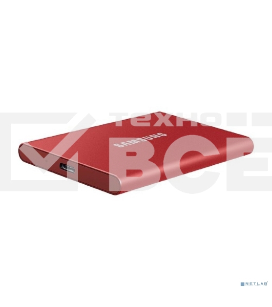 Накопитель SSD Samsung T7 MU-PC1T0R/WW, USB-C, 1Tb, 1.8