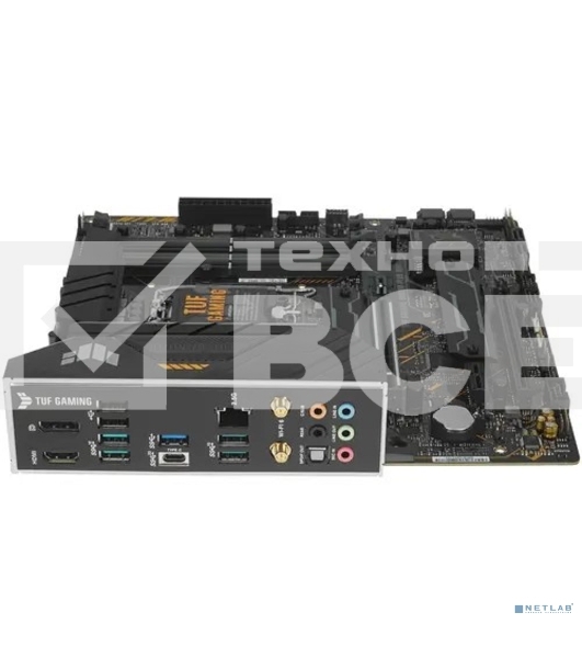 Материнская плата ASUS TUF GAMING B660M-PLUS WIFI, LGA 1700, Intel B660, 4xDDR5, 4xSATA, 2xM.2, 1xPCIe 5.0 x16, 1xPCIe 3.0 x4, 1xPCIe x1, 1xDP, 1xHDMI, 1x 2.5Gb LAN, 4xUSB-A 3.2 Gen 2, 1xUSB-A 3.2 Gen 1, 2xUSB 2.0, 1xUSB-C 3.2 Gen 2x2, 5x3.5 мм, 7.1, mATX