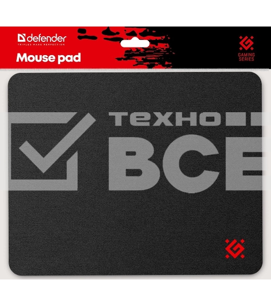 Коврик для мышки DEFENDER BLACK ONE 50016