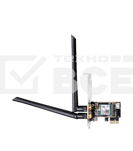 Сетевой адаптер Wi-Fi + Bluetooth Cudy WE3000 АХ5400 PCI Express (ант.внеш.съем) 2ант.