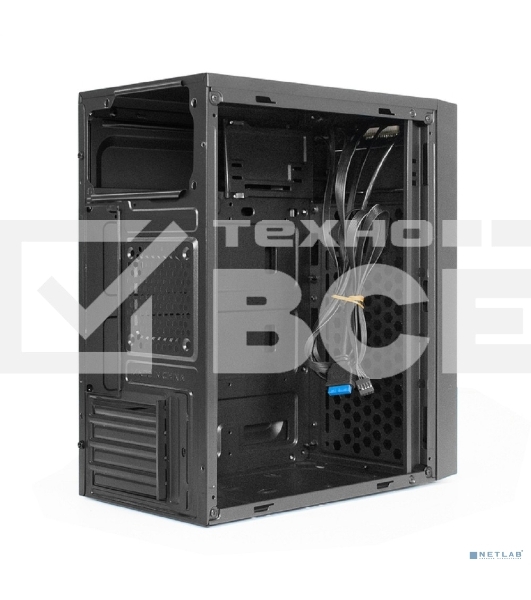 Компьютерный корпус Minitower ExeGate BAA-114U2 (mATX, без БП, 1*USB+2*USB3.0, аудио, черный)