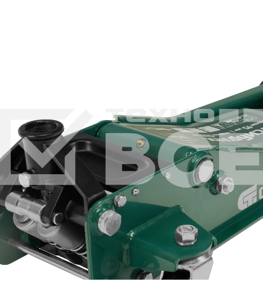 Домкрат гидравлический подкатной Сибртех, 3,5 т, 95-520 мм, быстрый подъем, низкий подхват, проф