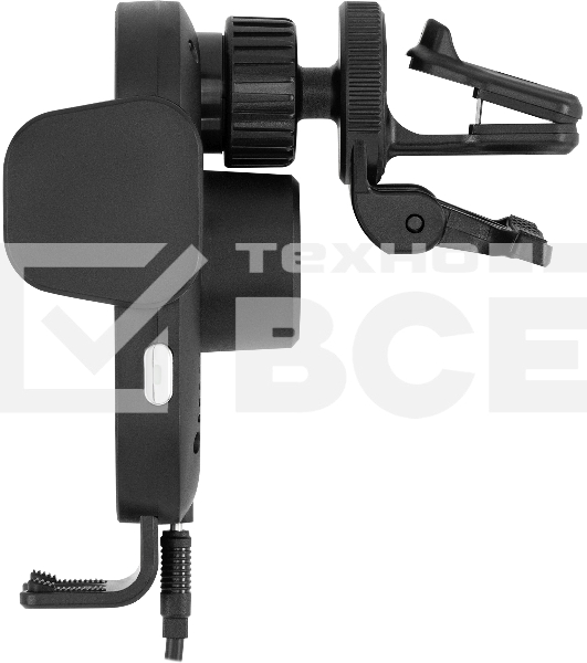 Автомобильное зарядное устройство Buro BUQC15 15W 2.5A (QI) USB-C универсальное черный