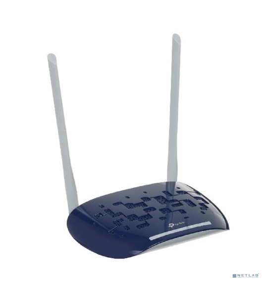 Маршрутизатор TP-Link VDSL/ADSL 300Mbps Wi-Fi VDSL/ADSL Modem Router, 802.11b/g/n, 300Mbps at 2.4GHz, 4 FE LAN ports, 2 fixed antennas, Clound Support, with VDSL splitter, Annex A/B