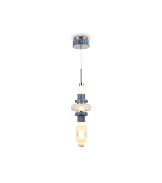 Светильник Ambrella light LH53121 GD/WH/GB золото/белый/серо-синий 19W 3000K D160*1880