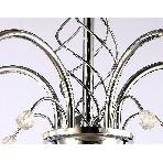 Светильник Ambrella light TR3188/5 CH/CL/FR хром/прозрачный/белый матовый E27/5 max 40W D600*285, фото 1