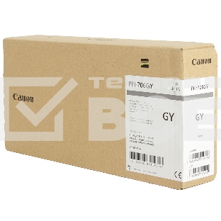 Картридж струйный Canon PFI-706 GY (6690B001) серый (700 мл) для Canon iPF8300S/8400/9400S/9400