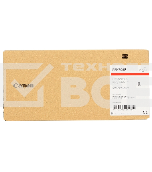 Картридж струйный Canon PFI-706 R красный для iPF8400/9400 (6687B001)