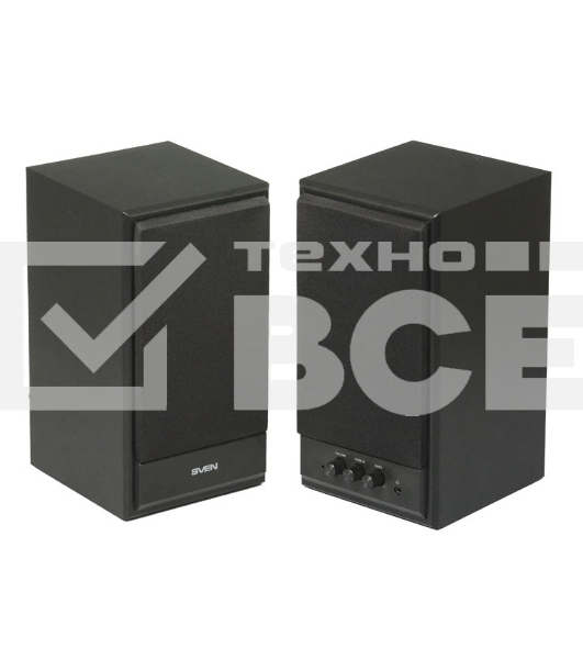 Колонки Sven SPS-702 2.0 черный 40Вт