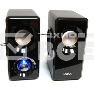Колонки Dialog AST-25UP Black {2*3W RMS, активные} 