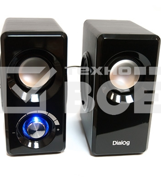 Колонки Dialog AST-25UP Black {2*3W RMS, активные} 