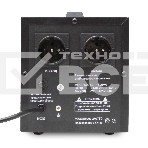 Стабилизатор напряжения Powerman AVS 1500D Black (220В±8% 1500ВА,12А,КПД 98%,циф. индикация вх./вых.), фото3
