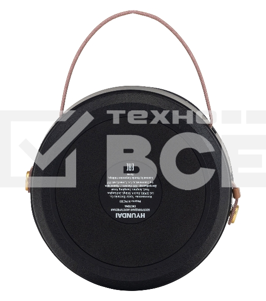 Колонка портатитвная Hyundai H-PAC500 черный 8W 1.0 BT/3.5Jack 10м 2200mAh