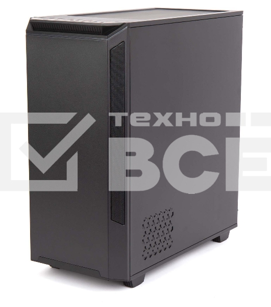 Компьютерный корпус Hiper PB81 черный без БП ATX 3x120мм 2xUSB2.0 2xUSB3.0 audio bott PSU