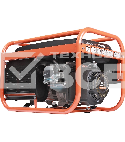Электрогенератор бензиновый Patriot GRS 3800, 3 кВт, 62 дБ, 40 кг