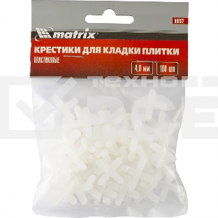 Крестики, 4,0 мм, для кладки плитки, 100 шт.  Matrix
