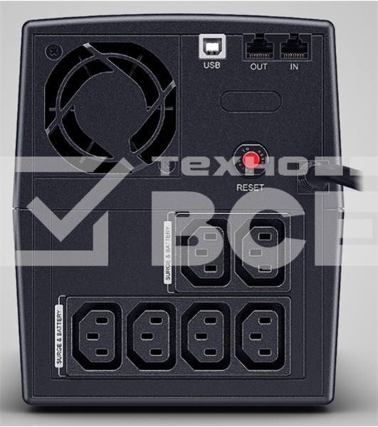 Источник бесперебойного питания CYBERPOWER 1320 Вт 2200 ВА LineInteractive Количество фаз 1 phase UT2200EIG