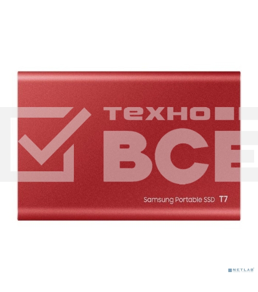 Накопитель SSD Samsung T7 MU-PC1T0R/WW, USB-C, 1Tb, 1.8