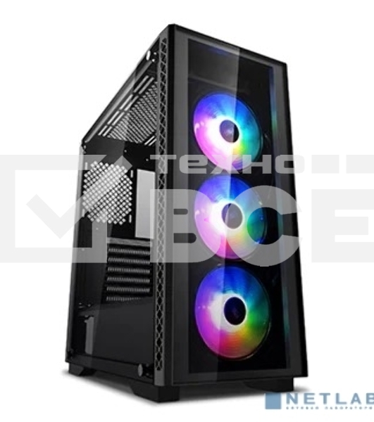 Компьютерный корпус Deepcool Matrexx 50 ADD-RGB 3F черный (DP-ATX-MATREXX50-AR-3F-US)