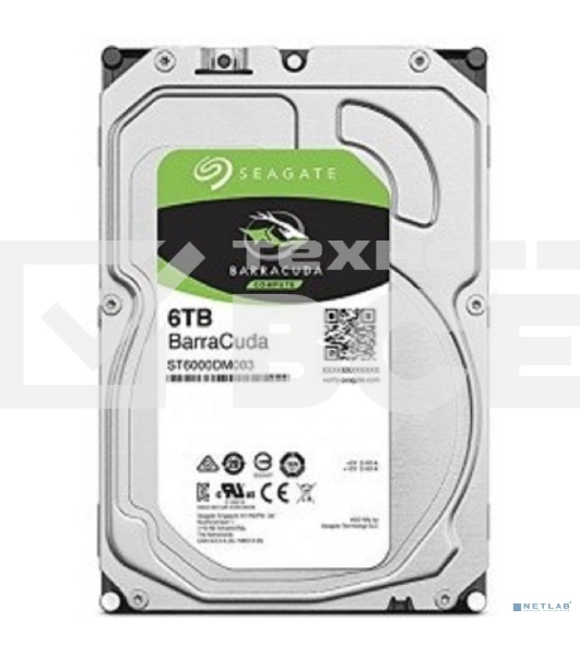 Жесткий диск Seagate 6Tb 5400rpm SATA 6GB/S 256MB ST6000DM003 Seagate Barracuda 3.5