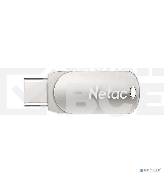 Флеш диск Netac U785 16Gb <NT03U785C-016G-30PN>, USB3.0+TypeC, металлическая