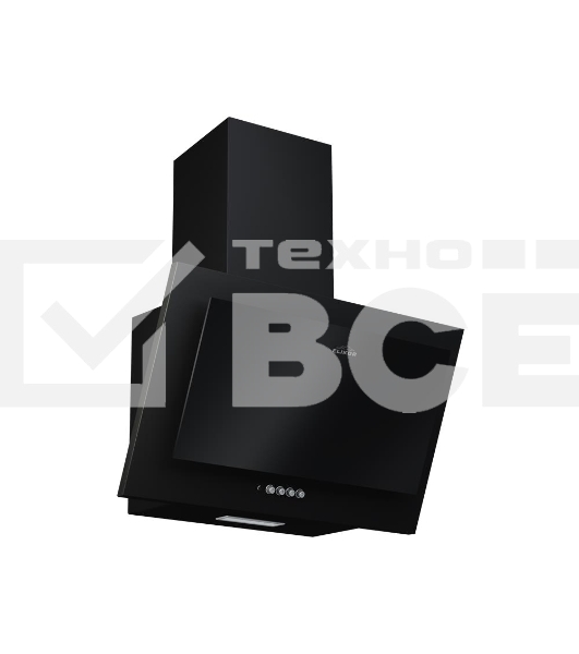 Вытяжка Elikor KORALL 50P-430-K3D BL/BL GLASS