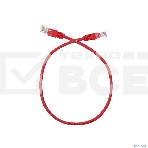 Патчкорд литой Aopen/Qust UTP кат.5е 0,5м красный, фото6