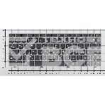Клавиатура для ноутбука Lenovo IdeaPad Z450 Z460 Z460A Z460G черная с серой рамкой, фото2