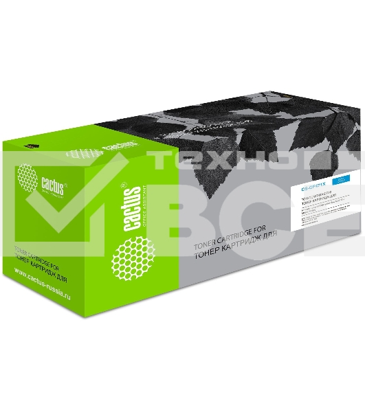 Картридж лазерный Cactus CS-CF471X голубой (23000 стр.) для HP Color LJ Enterprise Flow M681dh/M681f/M682z