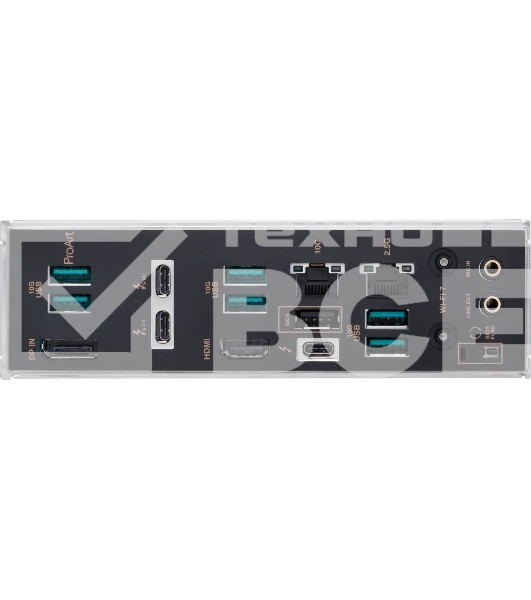Материнская плата ASUS ProArt Z890-CREATOR WIFI, LGA 1851, Intel Z890, 4xDDR5, 4xSATA, 5xM.2, 2xPCIe 5.0 x16, 1xPCIe 4.0 x16, 1xHDMI, 1xDP, 1x 10Gb LAN, 1x 2.5Gb LAN, 2xUSB-C 10Gbps, 6xUSB-A 10Gbps, 1xUSB-A 2.0, 7.1, ATX